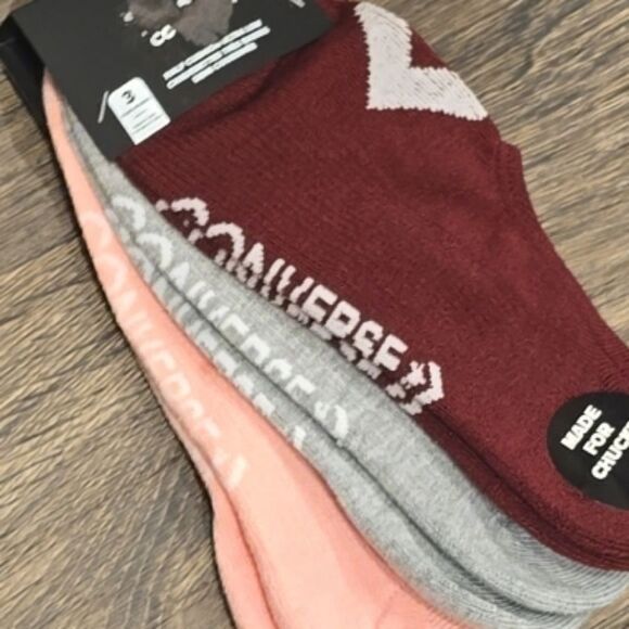 Converse Star Chevron Logo Half Cushion Ultra Low Sock- 3PK - Picture 3 of 5